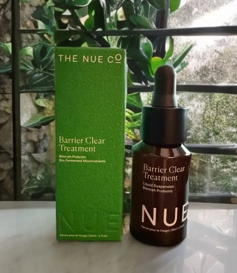 THE NUE CO Barrier Clear Treatment Blemish Probiotic Serum 1 fl oz / 30 ml NIB